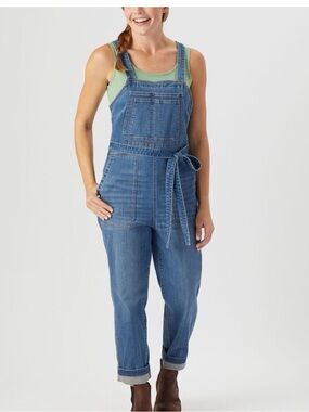 Duluth Trading Co Denim Overall Jumpsuit